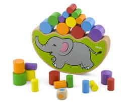 Viga Drevená hra slonia rovnováha