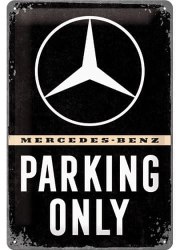 Postershop Plechová ceduľa Mercedes-Benz Parking Only, 30 × 20 cm