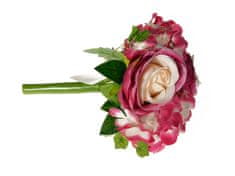 EverGreen Kytica ruže, hortenzie, 26 cm karmínová