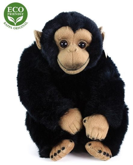 Rappa Plyšová opica sediaca, 25 cm, ECO-FRIENDLY.