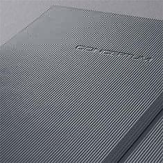 Sigel Exkluzívny zápisník "Conceptum", tmavo šedá, A5, štvorčekový, 97 listov, tvrdé dosky, CO658
