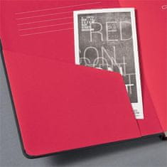 Sigel Exkluzívny zápisník "Conceptum Red Edition", čierno-červená, A5, linajkový, 97 listov, tvrdé dosky, CO663