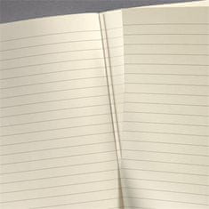 Sigel Exkluzívny zápisník "Conceptum", šedá, A5, linajkový, 97 listov, mäkké dosky, CO329