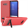 Centopi gumené púzdro Ultra Thin Slim Carbon pre Samsung Galaxy S8 Plus červené