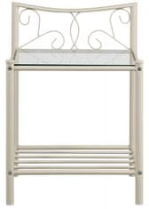 Danish Style Nočný stolík Dion, 62 cm, biela