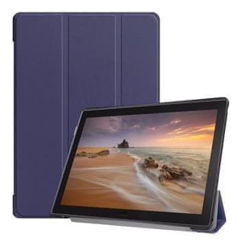 Tactical Book Tri Fold Púzdro pre Huawei MediaPad M5 Lite 10 Blue (2445937)