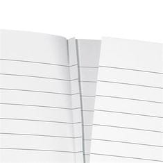 Sigel Exkluzívny zápisník "Jolie", tyrkysová, 95 x 150 mm, linajkový, 87 listov, tvrdé dosky, JN102