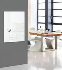 Sigel Magnetická sklenená tabuľa "Artverum", biela, 100 x 65 x 1,5 cm, GL141
