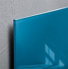 Sigel Magnetická sklenená tabuľa "Artverum", petrolejová, 48 x 48 x 1,5 cm, GL252