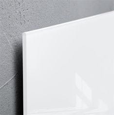 Sigel Magnetická sklenená tabuľa "Artverum", biela, 100 x 65 x 1,5 cm, GL141