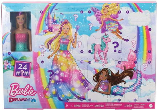 Mattel Barbie Adventný kalendár 2020
