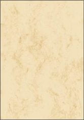 Sigel Mramorovaný papier, béžová, A4, 90g, 100 listov