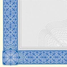 Sigel Predtlačený papier, A4, 185 g,"Diplom", modrý, DP490