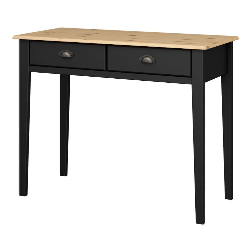 Danish Style Odkladací stôl Lender, 100 cm, čierna