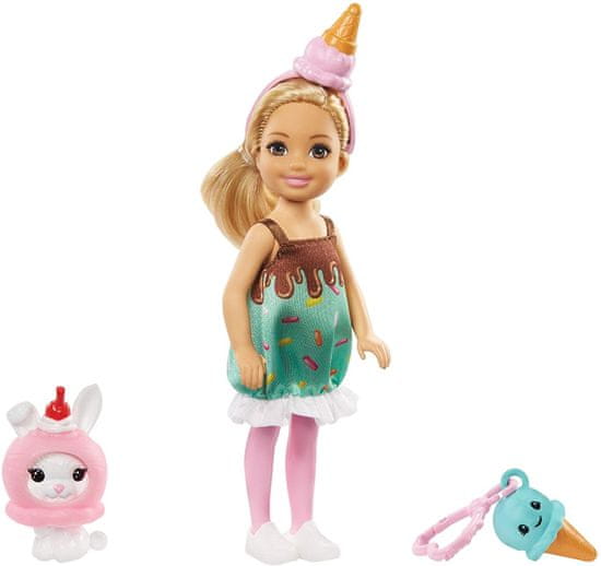 Mattel Barbie Chelsea v kostýme Zmrzlina