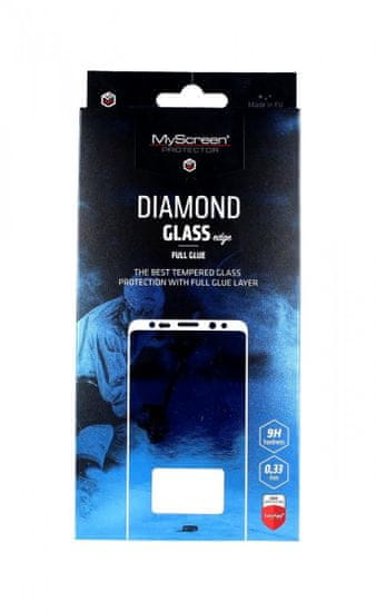 MyScreen Protector Tvrdené sklo iPhone 12 Pro Max DIAMOND FullGlue čierne 53808