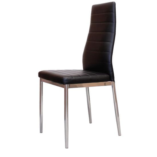 IDEA nábytok Jedálenská stolička MILÁNO čierna