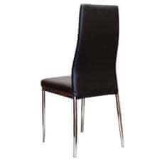 IDEA nábytok Jedálenská stolička MILÁNO čierna