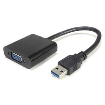 PremiumCord USB 3.0 adaptér na VGA, FULL HD 1080p khcon-39 - rozbalené