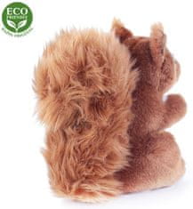 Rappa Plyšová veverička sediaci, 18 cm, ECO-FRIENDLY