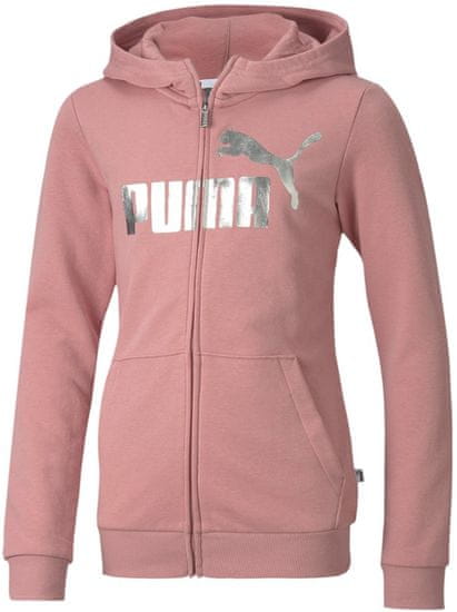 Puma dievčenská mikina Ess+ Hooded Sweat Jacket G