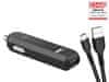 Avacom  Carmax 2 nabíjačka do auta 2x Qualcomm Quick Charge 2.0, čierna farba (USB-C kábel)
