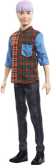 Mattel Barbie Model Ken 154 - Fialové vlasy