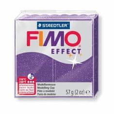 FIMO Modelovacia hmota effect 8020 fialová s trblietkami, 8020-602