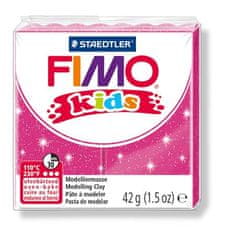 FIMO Modelovacia hmota kids 42 g ružová s trblietkami, 8030 262