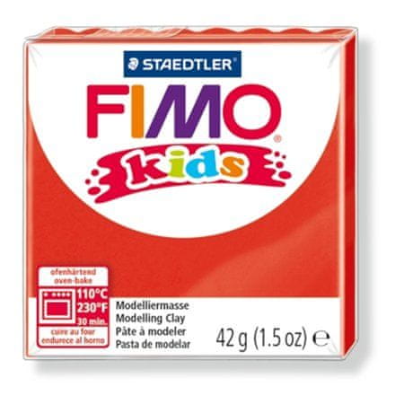 FIMO Modelovacia hmota kids 8030 42 g červená, 8030-2