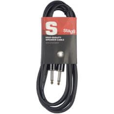 Stagg SSP1,5PP15, reproduktorový kábel JACK / JACK, 2x 1,5mm, 1,5m