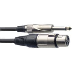 Stagg SMC3XP, mikrofónny kábel XLR/Jack, 3m
