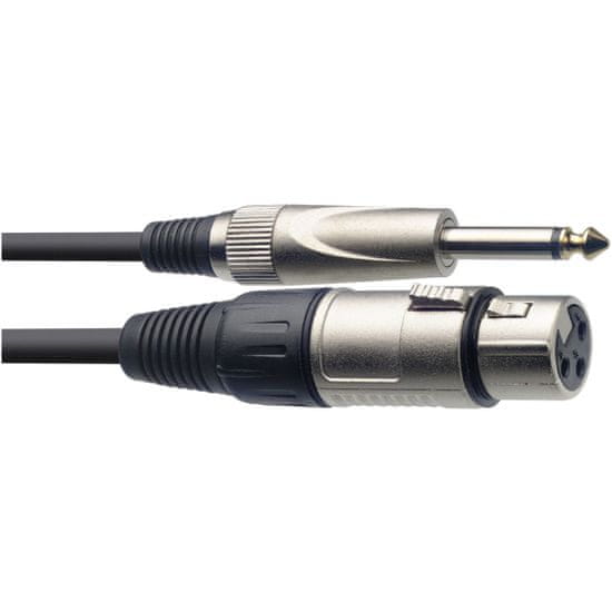 Stagg SMC1XP, mikrofónny kábel XLR/Jack, 1m