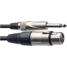 Stagg SMC6XP, mikrofónny kábel XLR/Jack, 6m