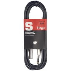 Stagg SAC6PSJS DL, kábel stereo Jack samec/stereo Jack samica, 6m