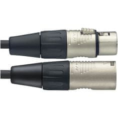 Stagg NMC1R, mikrofónny kábel XLR / XLR, 1m