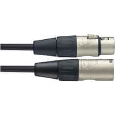 Stagg NMC1R, mikrofónny kábel XLR / XLR, 1m