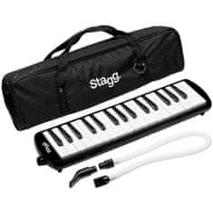Stagg MELOSTA32 BK, klávesová harmonika, čierna