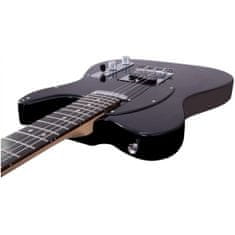 Dimavery TL-401, elektrická gitara, čierna