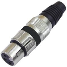 Omnitronic XLR zásuvka 3-pin na kábel