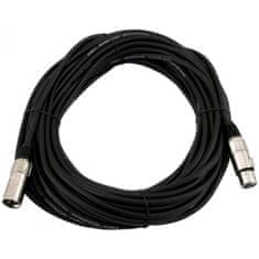 Omnitronic mikrofónny kábel XLR/XLR, 30m, čierny