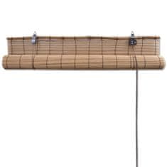 Vidaxl Hnedá roleta z prírodného bambusu 150 x 220 cm