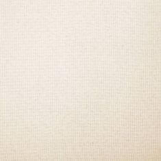 Vidaxl Lavica 139,5 cm krémová polyester