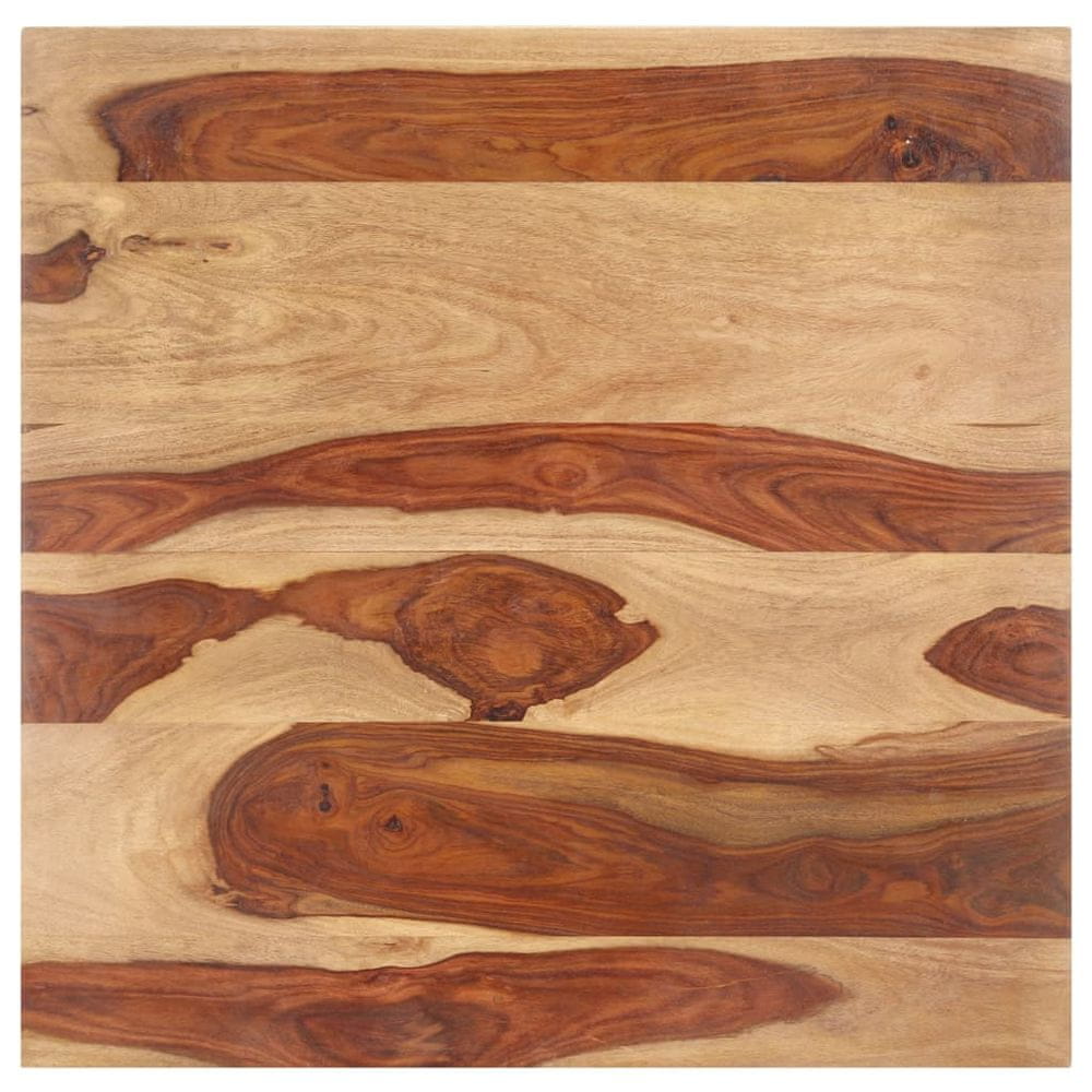 Petromila vidaXL Stolová doska, drevený masív sheesham 15-16 mm, 80x80 cm