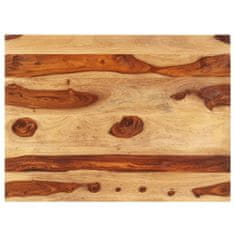 Vidaxl Stolová doska, drevený masív sheesham 15-16 mm, 70x80 cm