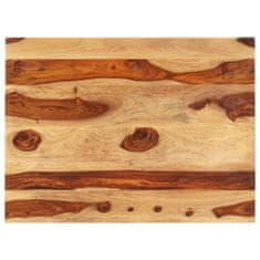 Vidaxl Stolová doska, drevený masív sheesham 25-27 mm, 60x90 cm