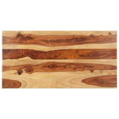 Vidaxl Stolová doska, drevený masív sheesham 25-27 mm, 60x100 cm