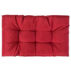 Vidaxl Podložky na paletový nábytok 3 ks, červené, polyester