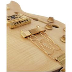 Dimavery LP-600, semiakustická gitara, prírodná
