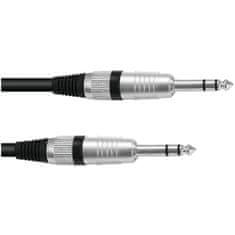 Omnitronic Kábel KS-10 2x Jack 6,3 stereo 1 m